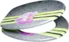 A toilet seat with an orchid and bamboo design. Produktbild-Vorschau