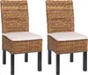 set di 2 sedie da pranzo sedia in vimini M69 sedia BALI Anteprima dell’immagine prodotto 1