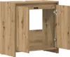 vidaXL Mobile lavabo Artisan rovere 60x33x60 cm Anteprima dell’immagine prodotto 6
