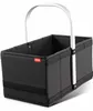 Aluminium Picknickkorb, 40 x 24 x 20 cm, schwarz Produktbild-Vorschau 3
