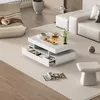 OKWISH Table basse - Table basse moderne avec LED Intégrée Voir les images du produit 6