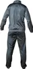 A full-body view of a gray tracksuit shown from the back. Produktbild-Vorschau