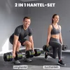 SPORTNOW 2-in-1 Hantel Set, 30 kg verstellbar Dumbbell Set Produktbild-Vorschau 4
