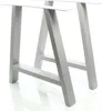 Wiltec set di 2 gambe per tavolo in acciaio 70x72cm grigio Anteprima dell’immagine prodotto 3