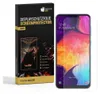 A product packaging box and a smartphone with a screen protector applied. Produktbild-Vorschau