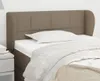 CLORIS Bettkopfteil Kopfteil mit Ohren Taupe 83x23x78/88 cm Produktbild-Vorschau 1