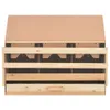 vidaXL 3-osobowe gniazdo 72x33x54 cm lite drewno sosnowe Podgląd zdjęcia produktu 14