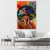 African Woman Pop Art Leinwandbild Wandbild Deko XL Kunst: Produktbild-Vorschau 3