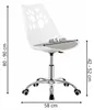 Springos® Bürostuhl Drehstuhl Weiß/Grau Ergonomisch Produktbild-Vorschau 7