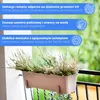KADAX Pot de balcon avec soucoupe "Frette", balconnière Voir les images du produit 3