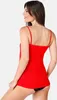 Bellivalini Damen Unterhemd aus Viskose BLV50-218 (Rot, XS Produktbild-Vorschau 3