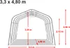 TOOLPORT Tenda da pascolo 3,3x4,8m telo verde in PVC 2300N Anteprima dell’immagine prodotto 5
