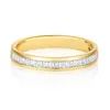 Funkelndes Feuer 18 Karat (750) Gold Halb Eternity Diamant Produktbild-Vorschau 2