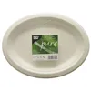 PAPSTAR Assiette en canne à sucre "pure" ovale 260 x 200 mm Voir les images du produit 4
