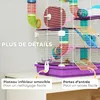 PawHut Gabbia per criceti per roditori 5 piani con tunnel Anteprima dell’immagine prodotto 7