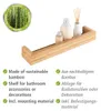 WENKO Wand Regal Ablage Bambus Bad Ablage Montage 40cm Produktbild-Vorschau 2