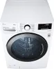 A white LG washing machine is shown from a slightly elevated front angle against a white background. Náhľad obrázku produktu
