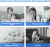 KNKA Luftreiniger, Air Purifier mit HEPA Luftfilter  gegen Produktbild-Vorschau 2