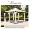 tectake® Gartenpavillon Emine 4 x 3 m Produktbild-Vorschau 3