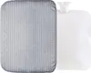 XXXL Wärmflasche groß 9 Liter mit Bezug, Grau und Weiches Produktbild-Vorschau 1