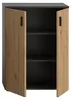 Mone Badschrank 2 Türen Eiche Nachbildung, dunkelgrau. Produktbild-Vorschau 9
