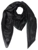Katoenen doek - zwart met zilveren lurex - vierkant doek Productafbeelding-voorbeeld 1