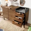 Flieks Kommode Wohnzimmerschrank mit Schubladen und offenem Produktbild-Vorschau 1