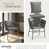 tectake® Stuhlset Valeiras Geflecht im Rope-Design 60 x 61 Produktbild-Vorschau 6