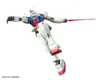 A white background with a white, blue, red, and yellow Gundam model in a dynamic pose, holding a red beam saber. Anteprima dell’immagine prodotto