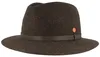 Mayser rollbarer Outdoor-Filzhut aus Wolle Plus mit Lederband in grau