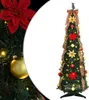 vidaXL Arbre de Noël artificiel avec 50 LED Vert 125 cm PVC Voir les images du produit 1