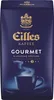 A bag of Eilles Kaffee Gourmet Café coffee beans with a steaming cup of coffee depicted at the bottom. Produktbild-Vorschau