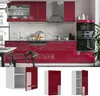 Elément haut de cuisine Vicco Fame-Line Rouge bordeaux Voir les images du produit 2