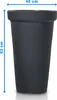 Doniczka Donica Ogrodowa 40 Cm Efekt Cegły Wysoka Okrągła Podgląd zdjęcia produktu 3