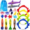 Tauchspielzeug Set für Kinder – Tauchringe, Wassertorpedos Produktbild-Vorschau 1