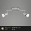 LED Spotleuchte Deckenleuchte 2xGU10 6W schwenkbar Metall Produktbild-Vorschau 2