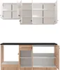 Homestyle4u Küche 180 cm  Küchenzeile ohne Geräte Produktbild-Vorschau 5