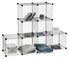 Relaxdays Steckregal Drahtgitter, 9 Fächer, DIY-Regalsystem Produktbild-Vorschau 14