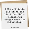 Mr. & Mrs. Panda Grußkarte Spruch 2014 Geburtstag Stern - Produktbild-Vorschau 1