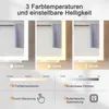 A collage of images demonstrating the lighting features of a mirror cabinet. Náhľad obrázku produktu