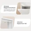 VASAGLE Schmaler Schuhkipper mit 4 Klappen Metall Produktbild-Vorschau 5