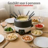 Cuisinier Deluxe Fondueset Elektrisch 800W – Fonduepan 2L Productafbeelding-voorbeeld 4