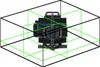 Křížový laser profi 4D 16 linií Laserová vodováha zelená Náhled obrázku produktu 15