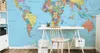 Muralo netkaná fyzikálna tapeta WORLD MAP pre kanceláriu Náhľad obrázku produktu 4