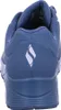 The back view of a blue Skechers sneaker. Voir les images du produit