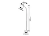 Rabalux 5241 Stehlampe Daron, E27, silber, rund, Modern, Produktbild-Vorschau 2