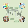 KESPER® Kindertisch mit 2 Stühlen mint – Kindersitzgruppe | Produktbild-Vorschau 13