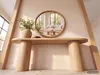 FineBuy Wandspiegel 60 cm Metall Design Hängespiegel Gold Produktbild-Vorschau 7