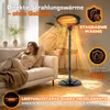 Tresko Warmtestraler, staand, infrarood, 2.000 W, Productafbeelding-voorbeeld 8