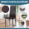 Esszimmerstühle MILANO, 6-er SET, Braun Produktbild-Vorschau 4